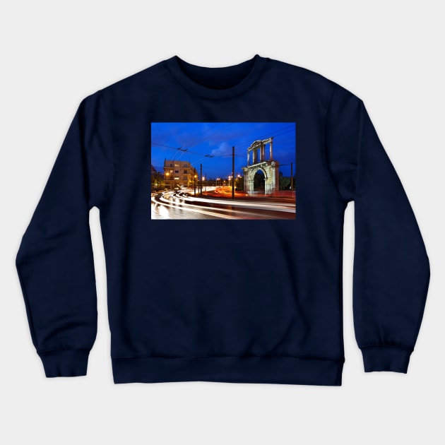 Modern times - Ancient times Crewneck Sweatshirt by Cretense72